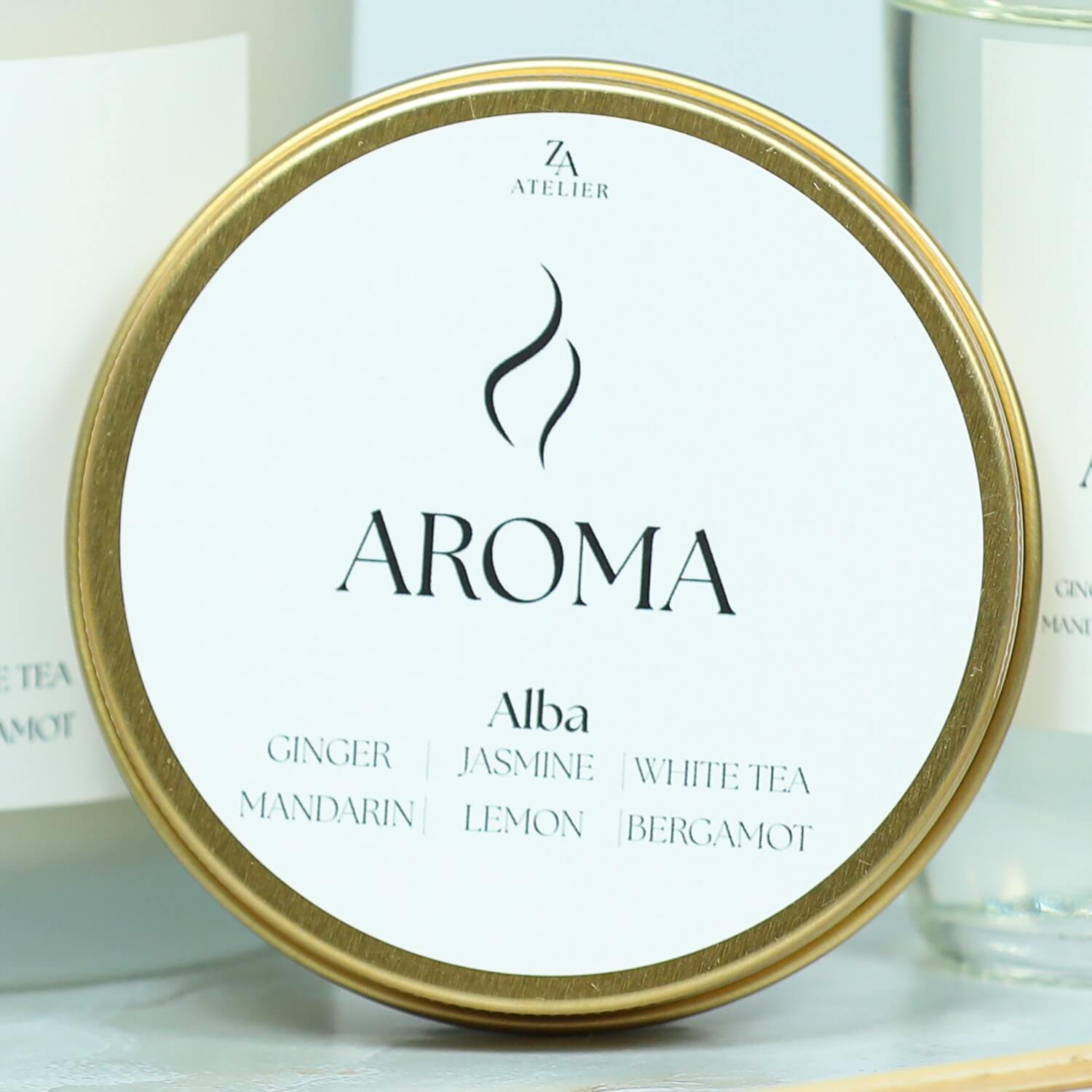 Candle Tin Alba Zamira Ariza