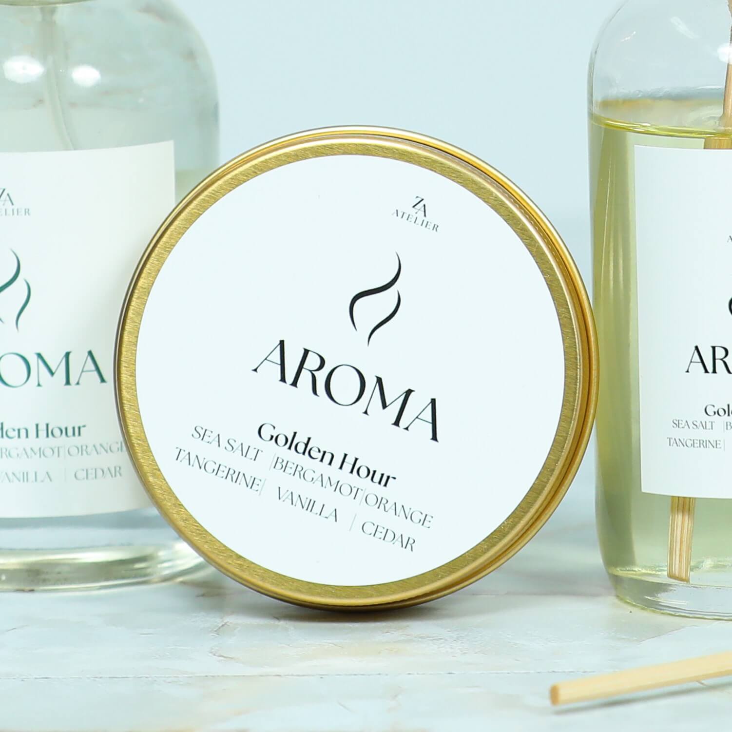 Candle Tin Golden Hour Zamira Ariza